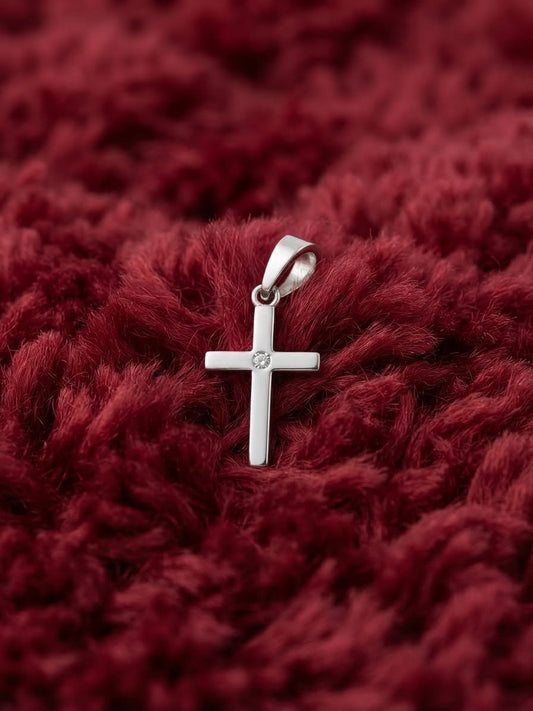 925 Sterling Silver Oxford Cross Handmade Cross Pendant Gift
