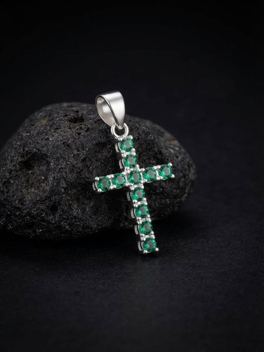 925 Sterling Silver Wales Cross Handmade Cross Pendant Gift