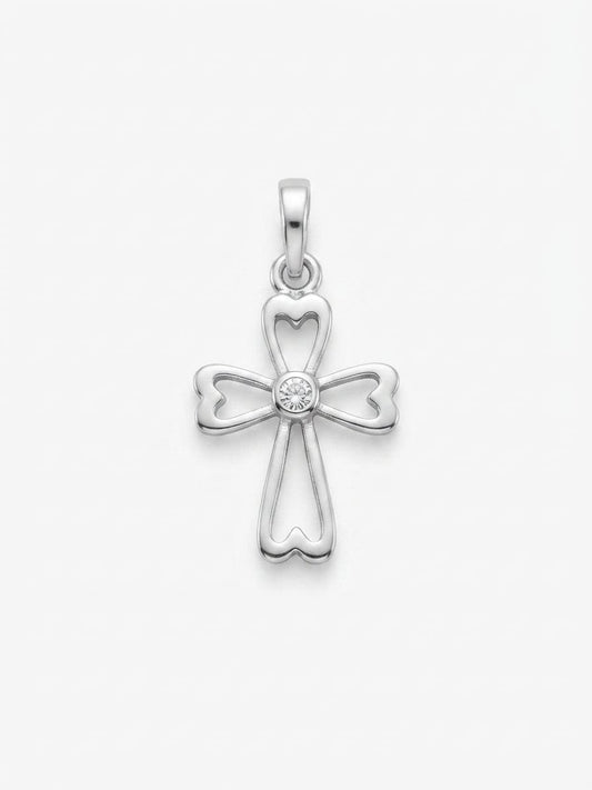 925 Sterling Silver Brighton Cross Handmade Cross Pendant Gift
