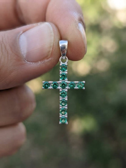 925 Sterling Silver Wales Cross Handmade Cross Pendant Gift