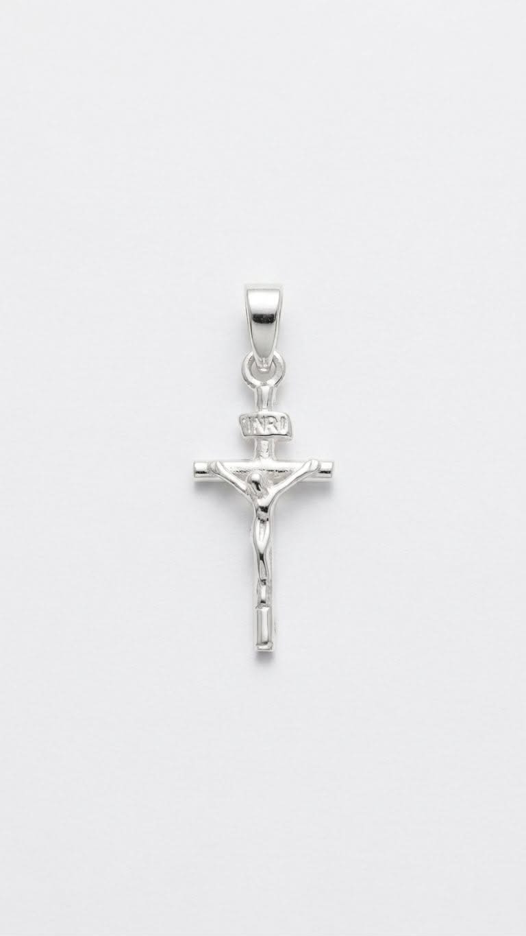 925 Sterling Silver Extra Small Crucifix Cross Pendant Gift