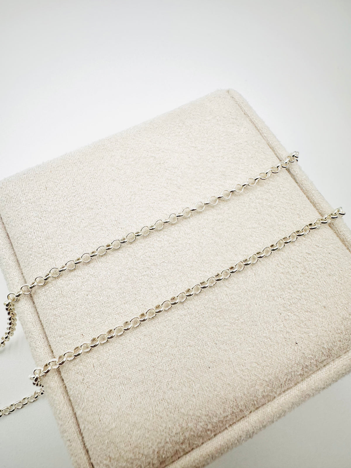 3mm Sterling Silver Round Belcher Chain Necklace - 18” 20” 22” 24” Length - Solid Silver - 925 Stamp - New