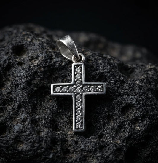 925 Sterling Silver Cambridge Cross Handmade Cross Pendant Gift