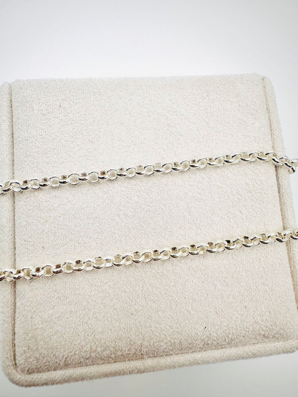 4mm Sterling Silver Round Belcher Chain Necklace - 18” 20” 22” 24” Length - Solid Silver - 925 Stamp - New