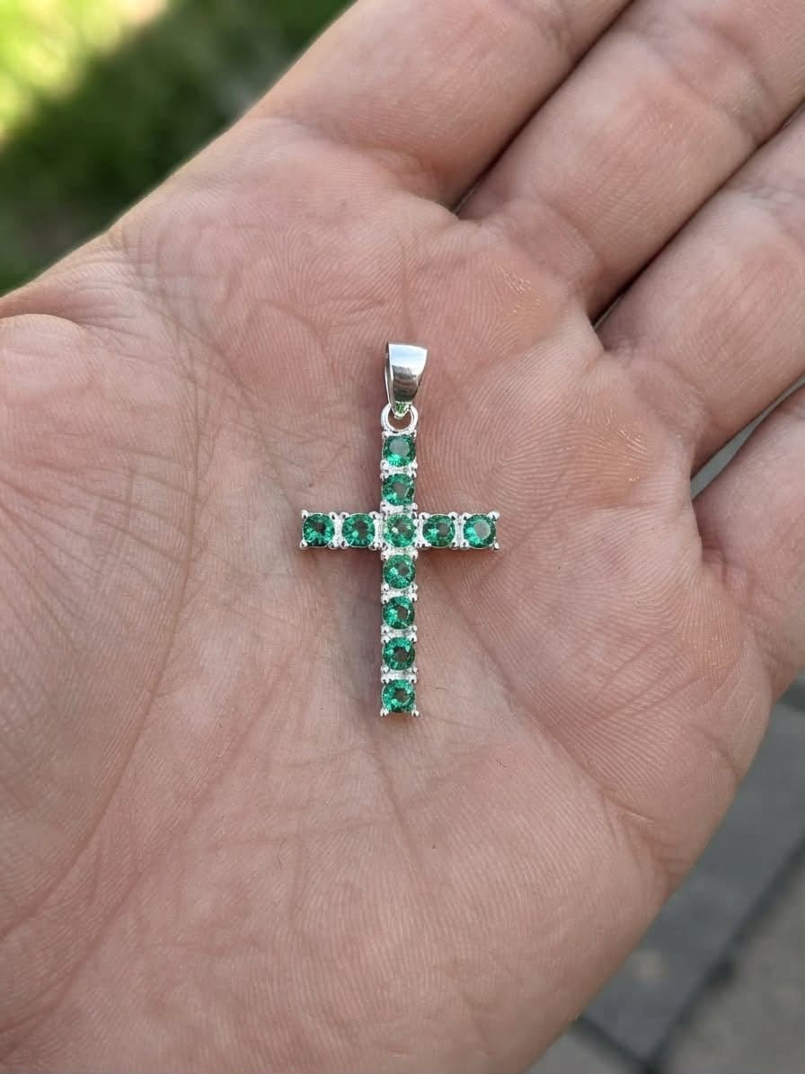 925 Sterling Silver Wales Cross Handmade Cross Pendant Gift
