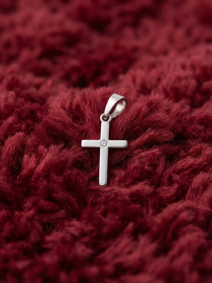 925 Sterling Silver Oxford Cross Handmade Cross Pendant Gift