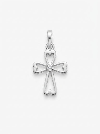 925 Sterling Silver Brighton Cross Handmade Cross Pendant Gift