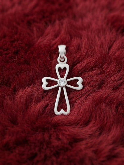 925 Sterling Silver Brighton Cross Handmade Cross Pendant Gift