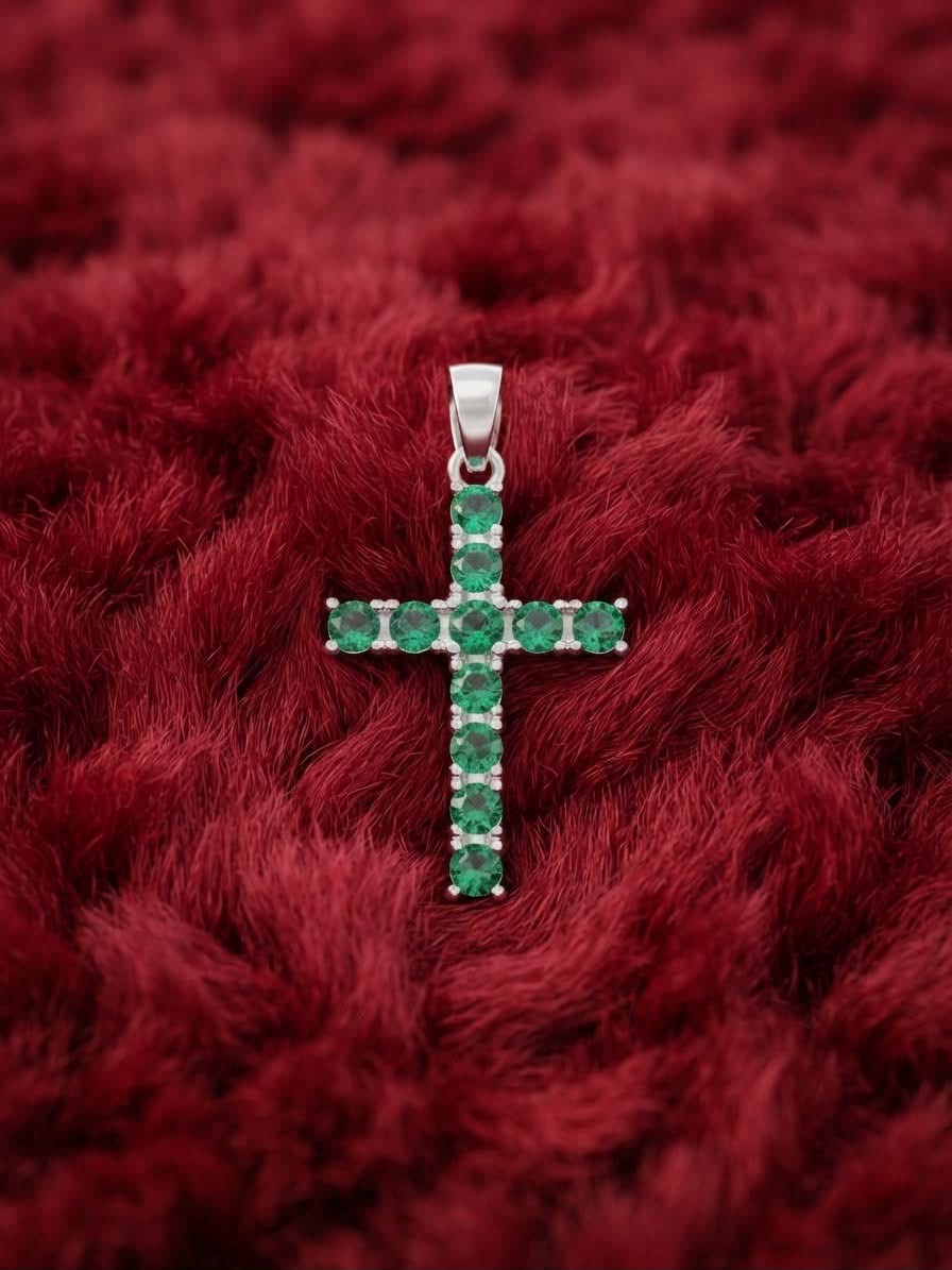 925 Sterling Silver Wales Cross Handmade Cross Pendant Gift
