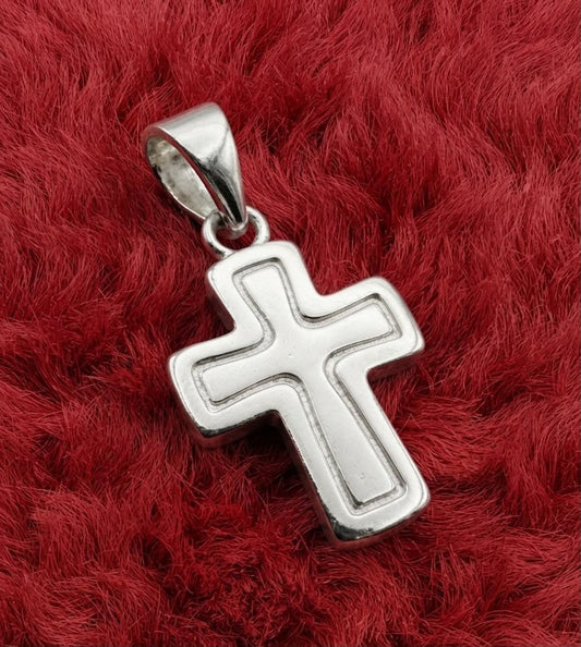 925 Sterling Silver Spanish Cross Handmade Cross Pendant Gift