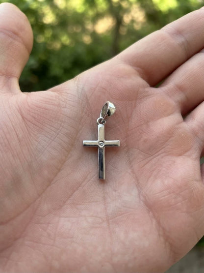 925 Sterling Silver Oxford Cross Handmade Cross Pendant Gift