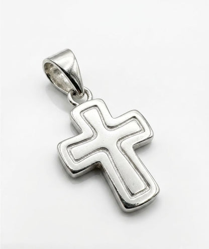 925 Sterling Silver Spanish Cross Handmade Cross Pendant Gift