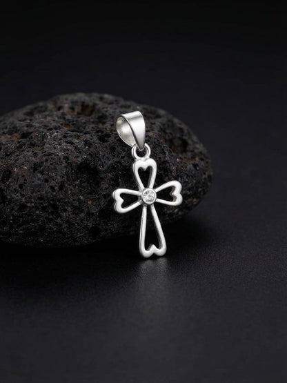 925 Sterling Silver Brighton Cross Handmade Cross Pendant Gift
