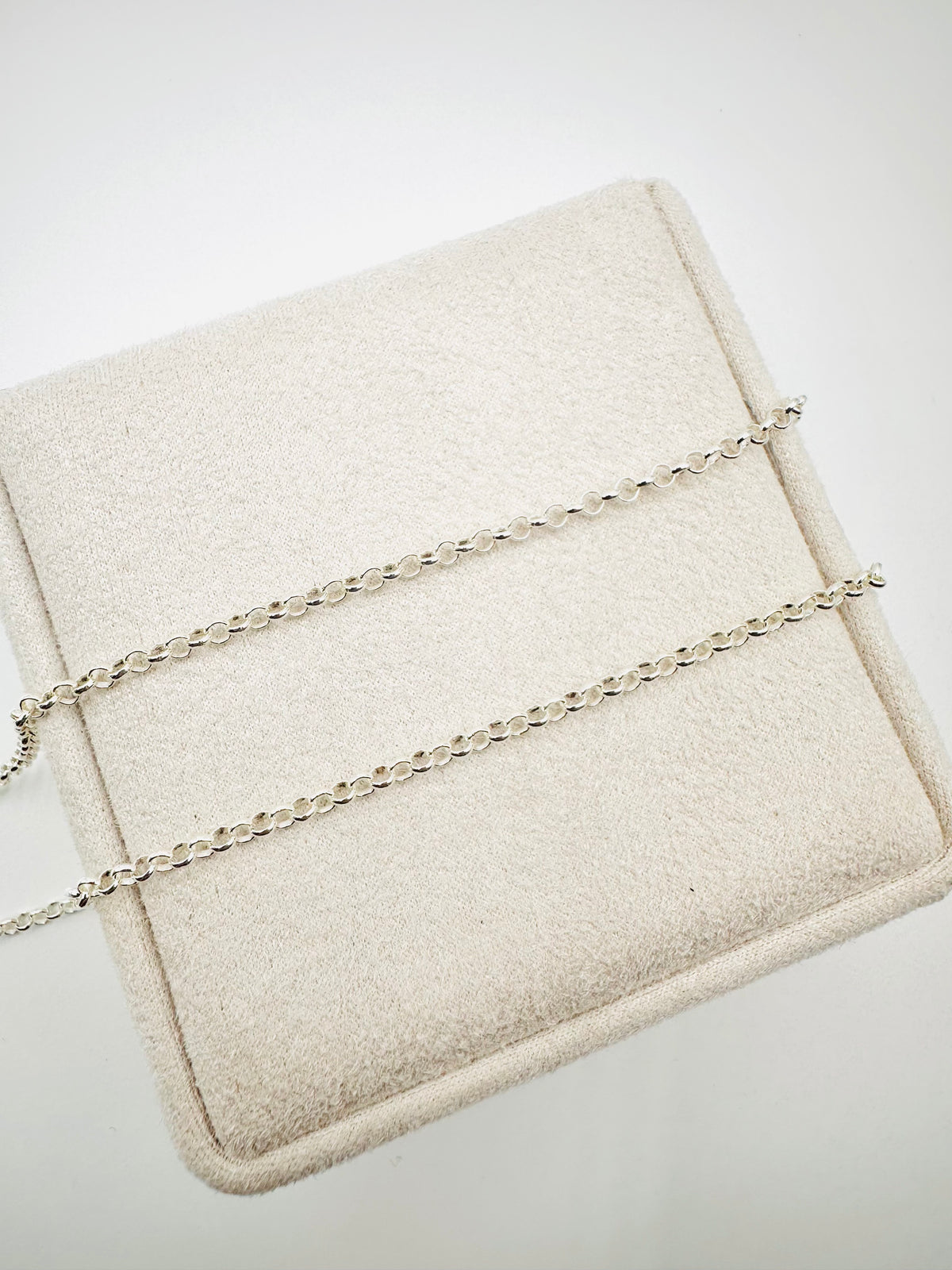 3mm Sterling Silver Round Belcher Chain Necklace - 18” 20” 22” 24” Length - Solid Silver - 925 Stamp - New