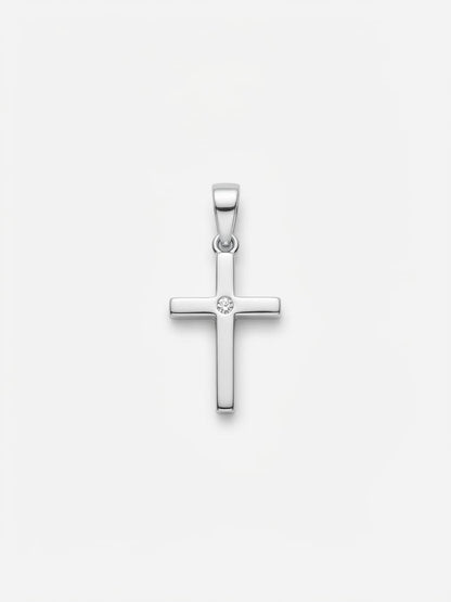 925 Sterling Silver Oxford Cross Handmade Cross Pendant Gift
