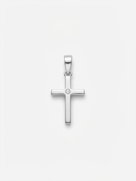 925 Sterling Silver Oxford Cross Handmade Cross Pendant Gift