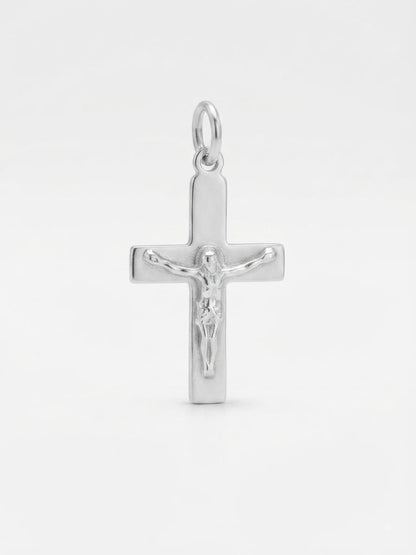 925 Sterling Silver Casual Everyday Handmade Crucifix Pendant