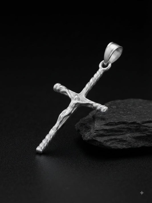 925 Sterling Silver Crucifix Cross Pendant Gift