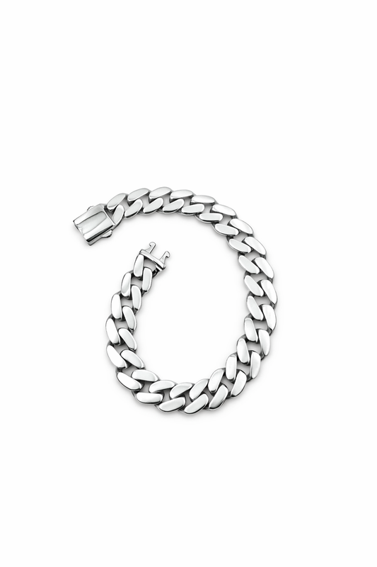 Chain the Men 925 Sterling Silver Thick Cuban Bracelet 8.5 inch